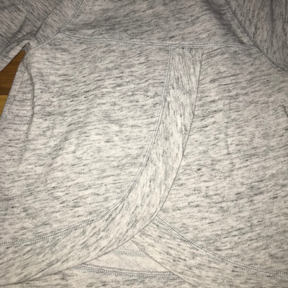 Grey Abercrombie Hoodie w/ Distressed Moose - Picture 4 of 4